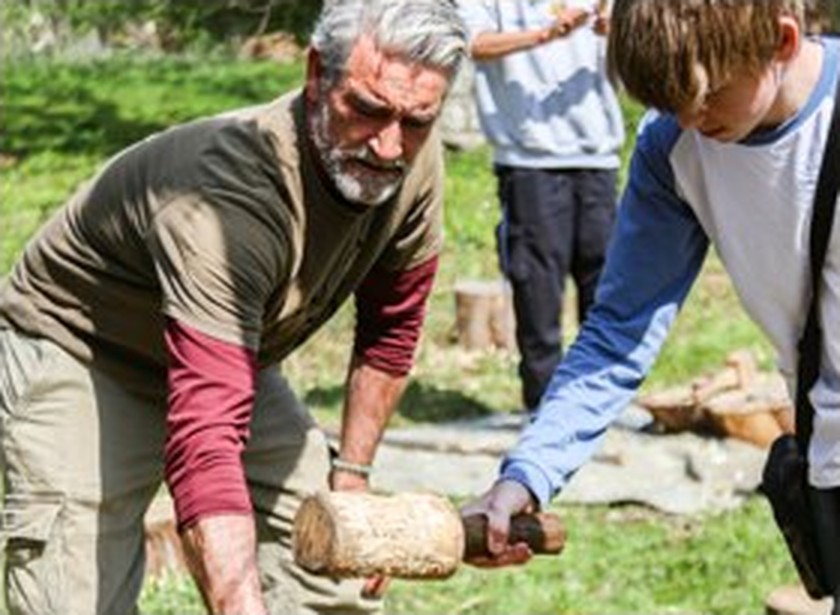 Family learning through woodworking